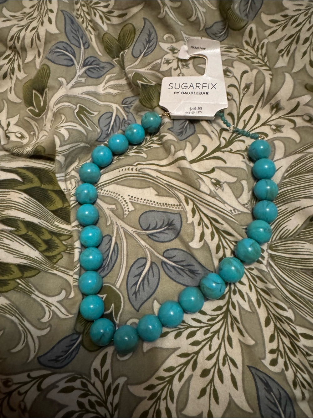 SUGARFIX by BaubleBar Turquoise Beaded Necklace
